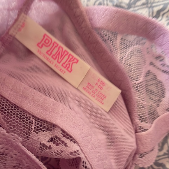 Bundle of 2 NWOT Victoria’s Secret PINK Lace Bras / Bralettes - Picture 8 of 12